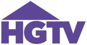 HGTV logo in purple color.